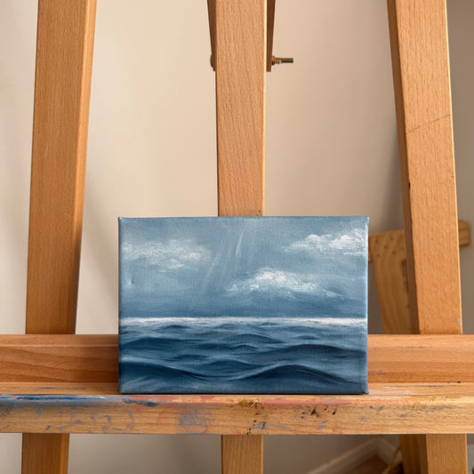 “Seascape III" Original Painting - 7x5 inch