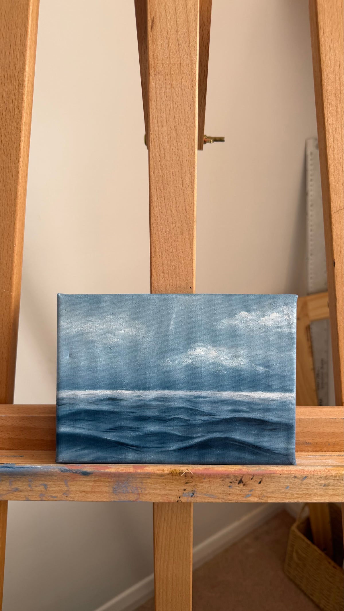 “Seascape III" Original Painting - 7x5 inch