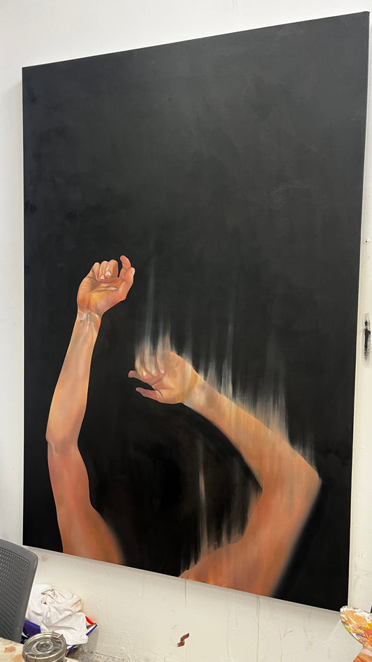 “Unfinished Touch” Original Painting - 195x130cm
